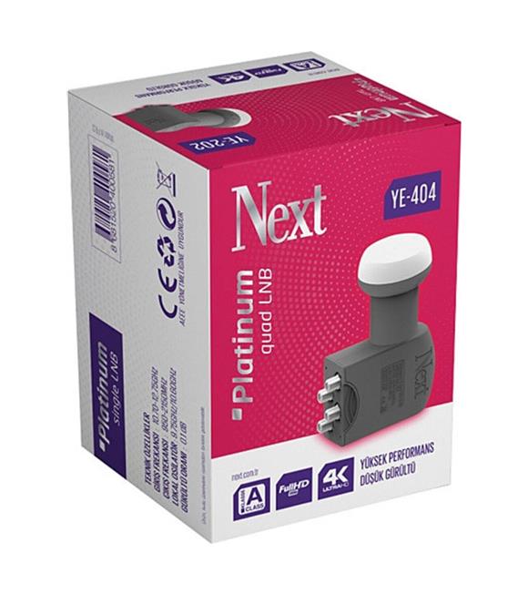 Next YE-404 4K Fuul HD 4lü LNB