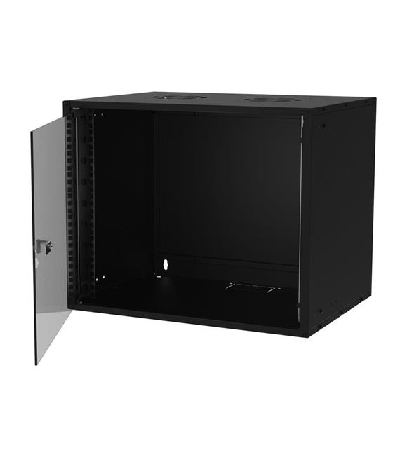 S-link SL-U9 Yeni Nesil 9U Soho Rack Kabin W 530mm D 400mm Siyah