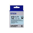 Epson LK-4LBK Siyah Üzeri Gökyüzü Mavi 12MM 5Metre Etiket