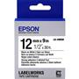 Epson LK-4WBW Güçlü Yapışkanlı Beyaz Üzeri Siyah 12mm 9Metre Etiket