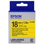 Epson LK-5YB2 Mıknatıslı Sarı Üzeri Siyah 18mm 9Metre Etiket