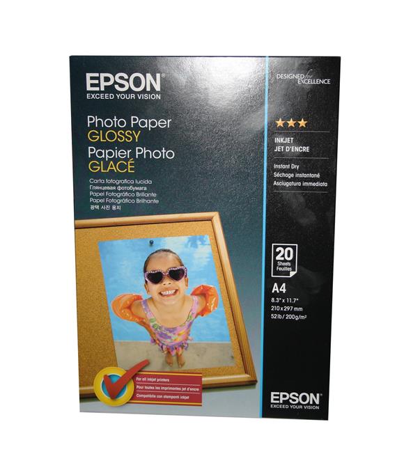 Epson A4 200Gram 20'li Fotoğraf Kağıdı S042538