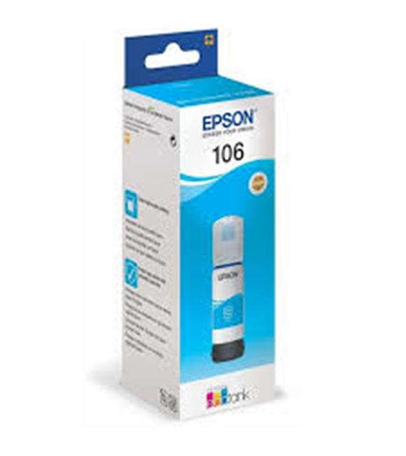 Epson 106 Cyan Mavi Şişe Mürekkep T00R240 L7160-7180
