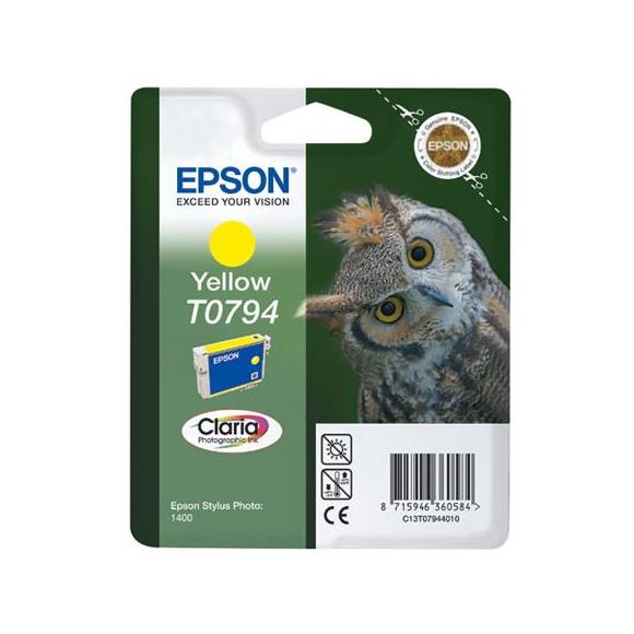 Epson 1400-P50 Yellow Sarı Mürekkep Kartuş T07944020