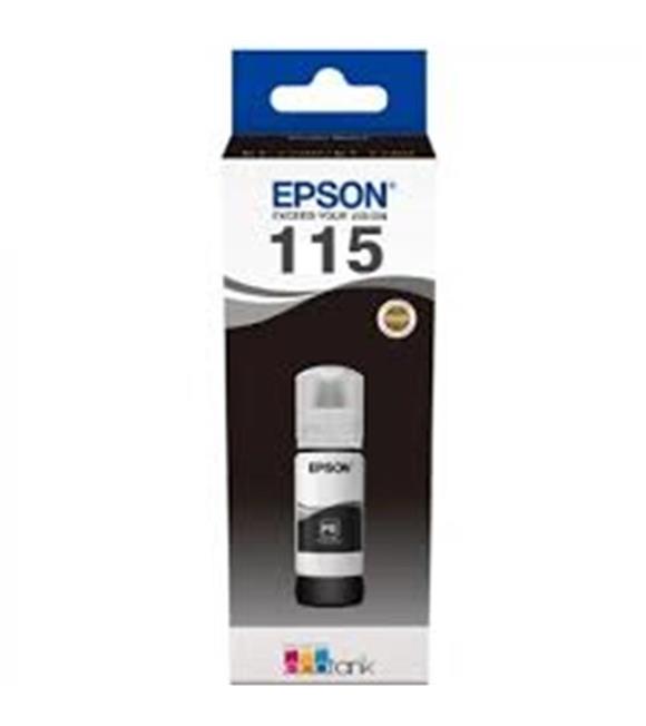 Epson 115  Black Siyah Şişe Mürekkep T07C14A L8160-L8180