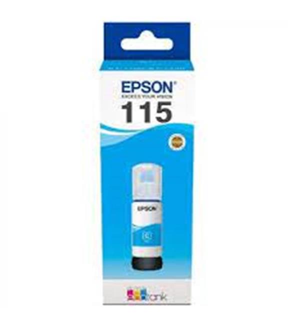 Epson 115 Cyan Mavi Şişe Mürekkep T07D24A L8160-L8180