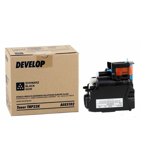 Develop TNP22K Black Siyah Orjinal Fotokopi Toneri Ineo +35 6.000 Sayfa