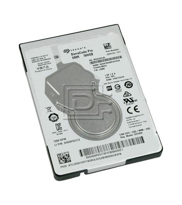 Seagate ST500LM034 500GB BarraCuda Pro 7200RPM 128MB Cache SATA 6.0GB-s 2.5