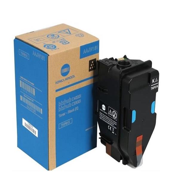 Konica Minolta TNP81K Black Siyah Orjinal Fotokopi Toneri Bizhup C3000i-4000i 1.300 Sayfa