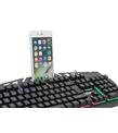 Everest KMX-99 Siyah Usb Gökkuşağı Zemin Aydınlatmalı Q Oyuncu Klavye + Mouse Set_1)