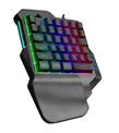 Everest KB-R177 SALVO Siyah USB Led Işıklı Q 35 Tuşlu Multimedya Mini Gaming Oyuncu Klavyes