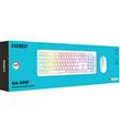 Everest KM-319BT Beyaz 2.4G+BT1+BT2 Çoklu Cihaz Bağlantılı Q Set Kablosuz Klavye + Mouse