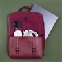 Minbag Aspen 531-08 Lüx A4 Laptop Ve Tablet  Sırt Çantası Bordo