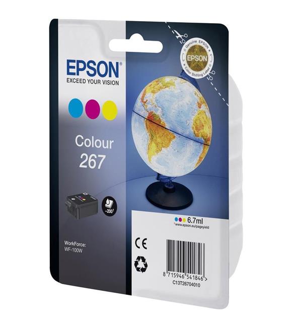 Epson 267 Renkli Mürekkep Kartuş t26704010