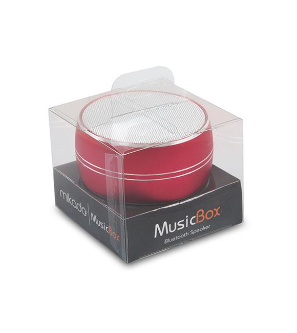 Mikado MD-X8BT Bluetooth Müzik Kutusu Kırmızı Usb+Sd Destekli