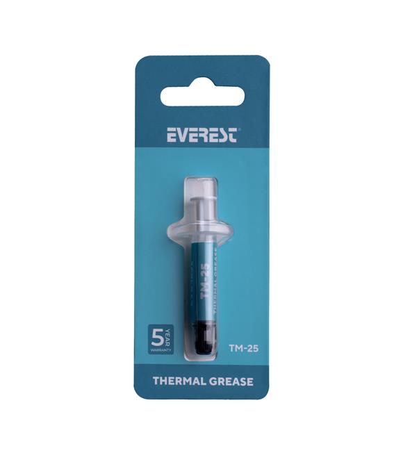 Everest TM-25 Gri 0.5g 13.4w-m.K Yüksek Performans Termal Macun