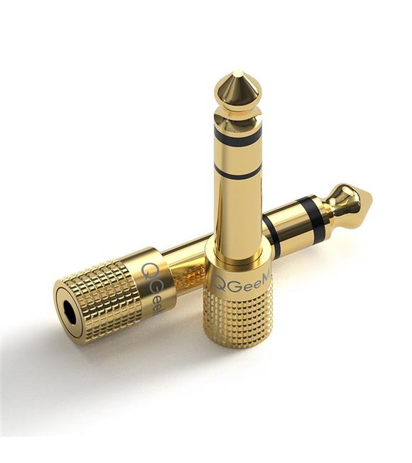 Qgeem QG AU100 3.5mm AUX to 6.5mm AUX Ses Dönüştürücü Adaptör