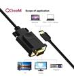 Qgeem QG-UA17 1.8m USB Type-C to Erkek VGA Kablo_1)