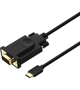 Qgeem QG-UA17 1.8m USB Type-C to Erkek VGA Kablo