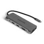Qgeem QG-UH10 USB 3.0 TypeC 10in1 2xHDMI-VGA-TF SD Kart Okuyucu-USB 3.0-USB 2.0-PD+SD-Ethe  HUB