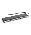 Qgeem QG-UH12 USB 3.0 Type C 12in1 HDMI-Display Port-VGA-TF SD Kart-USB 3.0-USB 2.0-PD- Ethernet HUB