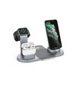 Qgeem QG-WC03SG 10W 4in1 Univer Kablosuz QC3.0 Apple&And Uyumlu 2xTelefon,iwatch,Earpods Uzay Gri_1)