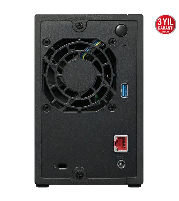 ASUSTOR AS1102T REALTEK RTD1296 2 DİSK YUVASI NAS(2X18TB DESTEĞİ) 1GB DDR4 2.5 GBE X 1 USB 3.2 X 2_1