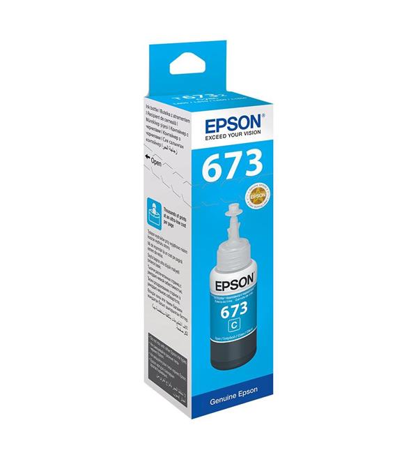 Epson T6732 Cyan Mavi Şişe Mürekkep T67324A