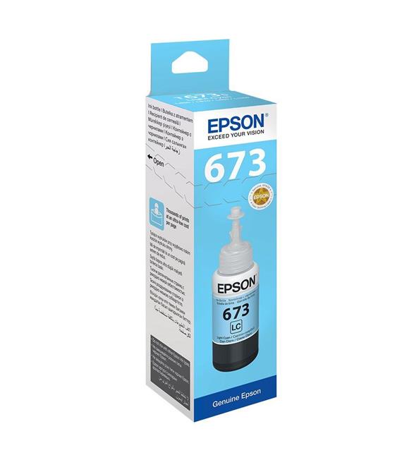 Epson T6735 Light Cyan Açık Mavi Şişe Mürekkep T67354A