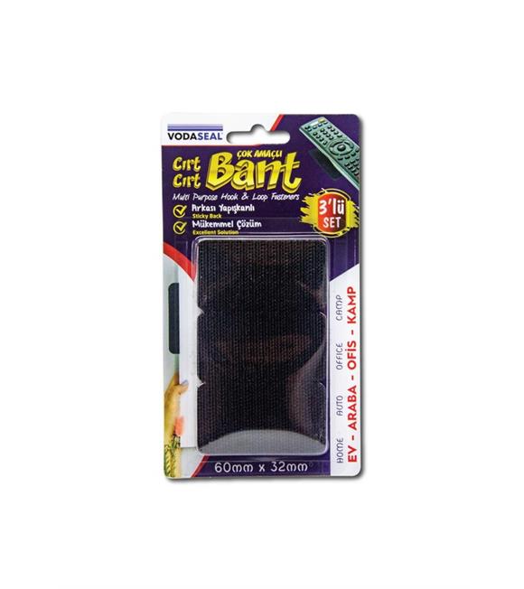Vodaseal Fs002 3lü Cırt Bant Arkası Yapışkanlı 60mmx32mm