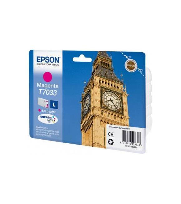 Epson T7033 Magenta Kırmızı 800 Sayfa Mürekkep Kartuş T70334010