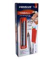 Pensan Tükenmez Kalem Triball 1.0 MM Bilye Uç Turuncu 12 Lİ 1003_1)