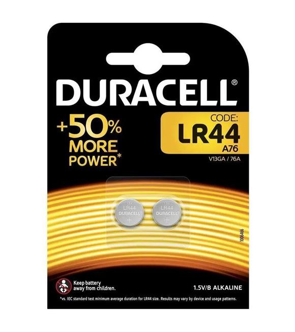 Duracell Lityum Düğme Pil 3 V 2 Lİ LR44