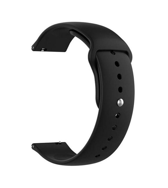 Hiking Smart Watch Silikon Siyah Kordon