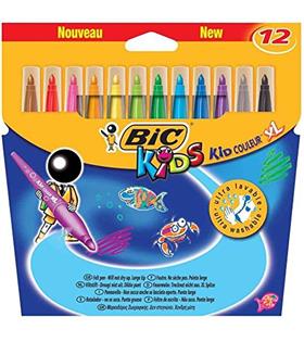 Bic Keçeli Boya Kalemi Kids Couleur XL 12 Renk 828966
