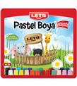 Lets Pastel Boya Çantalı Köşeli 24 LÜ LK-24