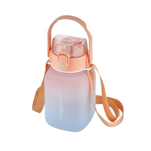 Uzspace Vagonlife VGN2275P 1100ml Turuncu Pipetli Matara Okula Dönüş Kampanyası Mataralar