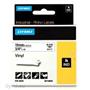 Dymo 18445 RhinoPRO Renkli Vinil 19mmx5,5m Beyaz-Siyah