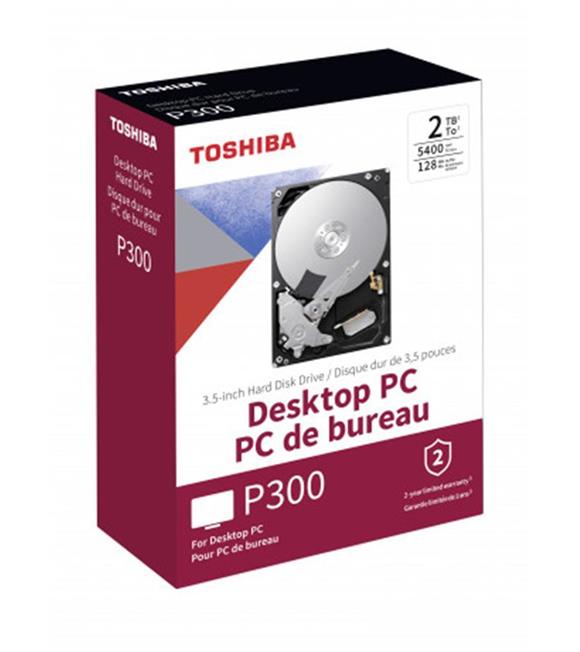 Toshiba 2TB P300 HDWD220EZSTA 5400RPM P300 SATA3 128MB Kutulu BOX Harddisk
