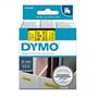 DYMO S0720500 D1 Yedek Şerit, 12 mm x 7 mt, Şeffaf- Siyah (45010)