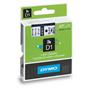DYMO S0720730 D1 Yedek Şerit, 9 mm x 7 mt, Sarı- Siyah (40918)