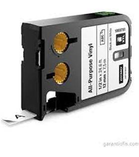 DYMO 1868751 XTL Çok Amaçlı Vinil, 12 mm x 7 m, Beyaz-Siyah