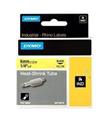 DYMO 18052 RhinoPRO Isıyla Küçülen Şerit 6mmx1,5m Sarı-Siyah