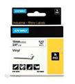 Dymo 18483 RhinoPRO SabitPolyester Şerit 12mmx5,5m Beyaz-Siyah