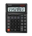 Casio DE-12E-BK Siyah 12 Hane Masa Üstü Ergonomik Tuşlu Hesap Makinesi_1)