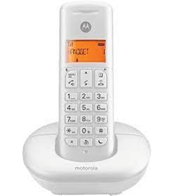 Motorola E201 Beyaz HF Handsfree Telsiz Dect Telefon