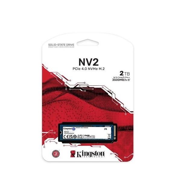 Kingston 2TB SNV2S-2000G 3500-2100MB-s PCIe NVMe M.2 SSD Disk
