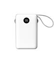S-link P102 10000mAh PRM 2-USB+Type-C+Micro+Lightning Beyaz LCD Taşınabilir Powerbank Taşınabilir Şarj Cihazları