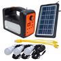 Everton RT-902 Solar Panelli 3 Ampullü USB-SD Kart-MP3-Radyo Destekli Solar Işıldak Fener