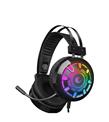 Rampage RM-K59 X-CHAIN Siyah USB 7.1 Rainbow Ledli Gaming Mikrofonlu Oyuncu Kulaklığı